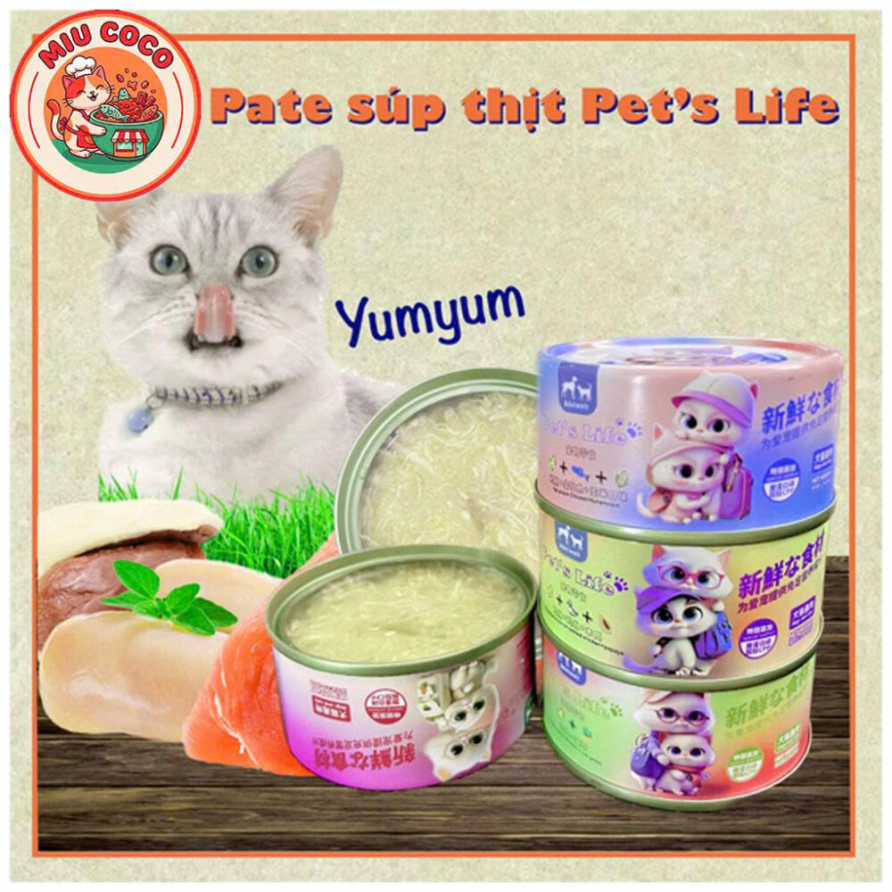 Pate Súp Thịt Pet Life CoCo 85Gam
